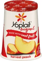 Yoplait Original harvest peach