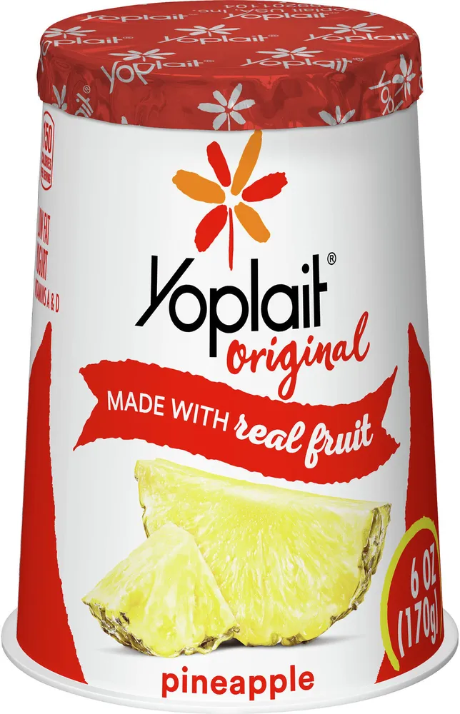 Yoplait Original Pineapple Low Fat Yogurt