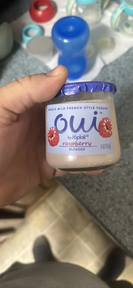 Whole Milk French Style Yogurt raspberry blended