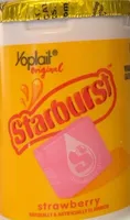 Original starburst strawberry flavored low fat yogurt