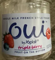 Oui Triple Berry Yogurt Whole Milk