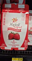 Yoplait Original Strawberry Low Fat Yogurt 8 Count