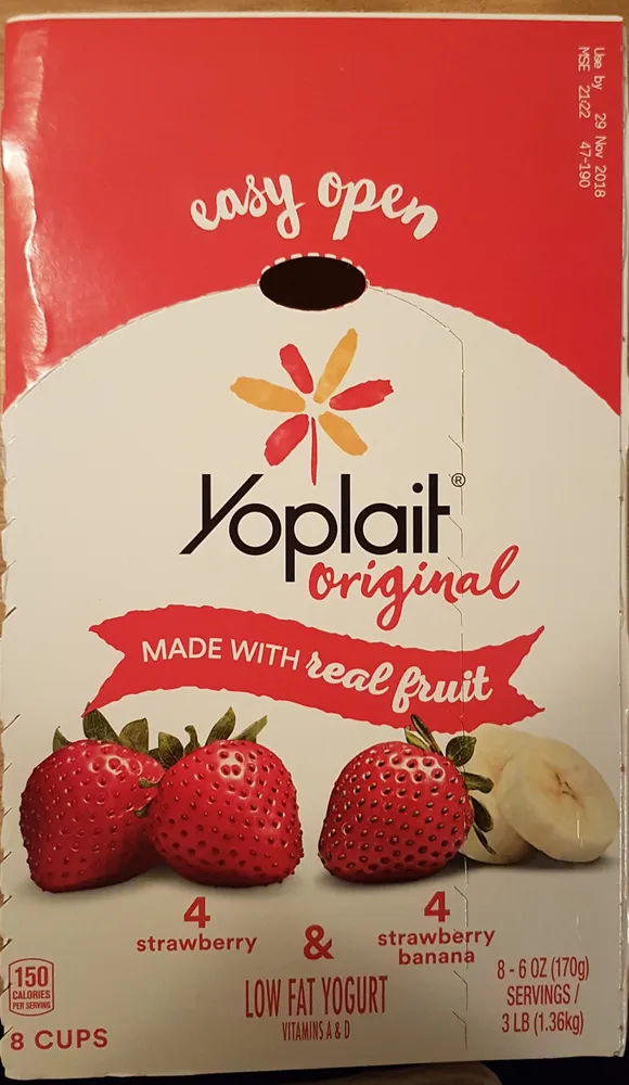 Yoplait original low fat yogurt