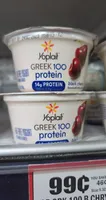 Yoplait Greek 100 Protein Black Cherry Fat Free Yogurt