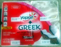 Greek Blended Coconut low fat yogurt