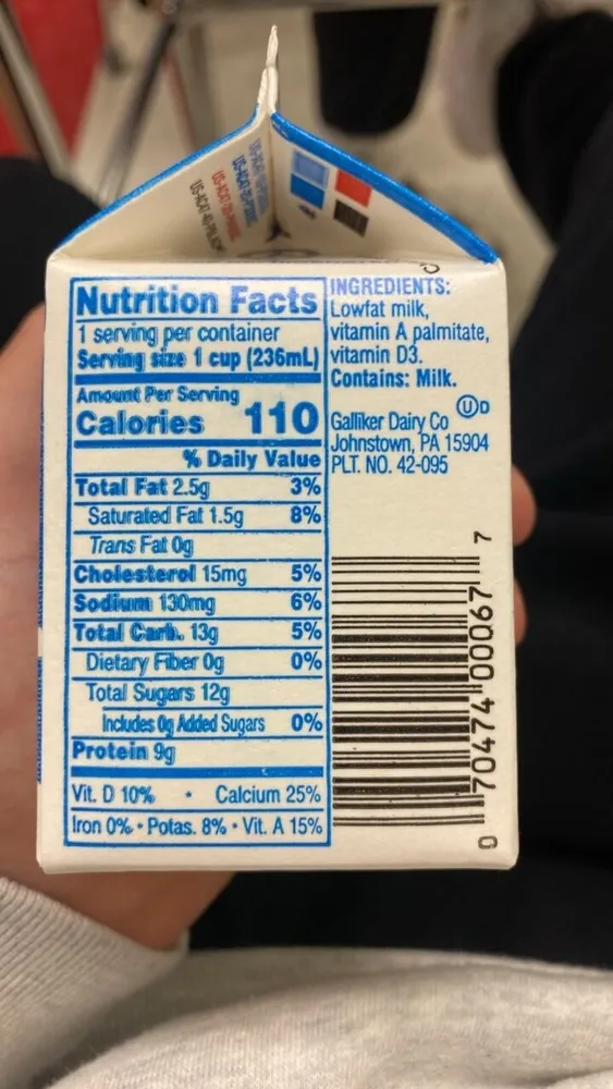 1% low fat MILK