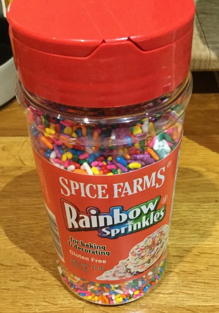 Spice farms, rainbow sprinkles