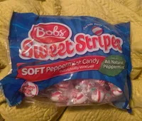 Sweet stripes peppermint soft mint candy