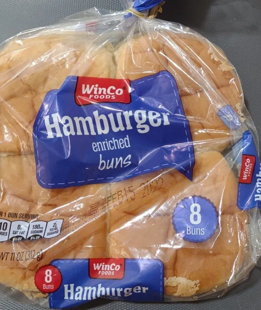 Hamburger enriched buns