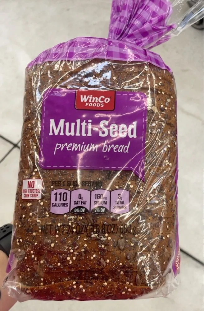 Multi-seed premium bread
