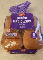 Jumbo Hamburger enriched buns