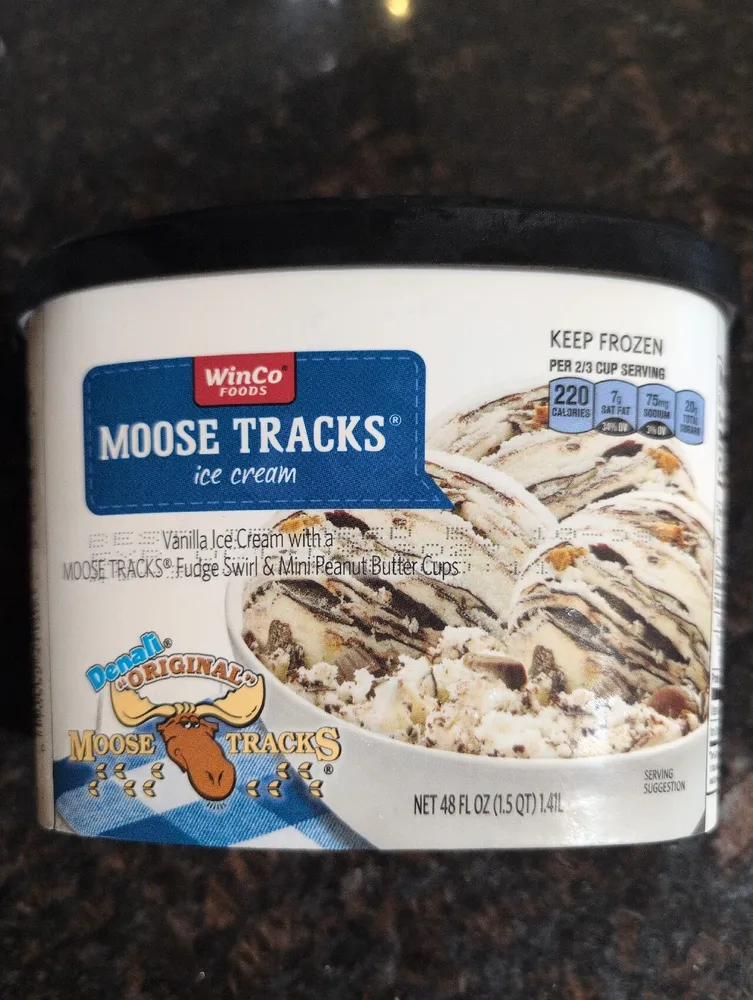 Moose Tracks Ice Cream