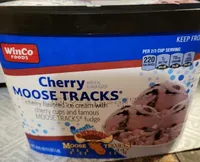 Cherry Moose Tracks Ice Cream