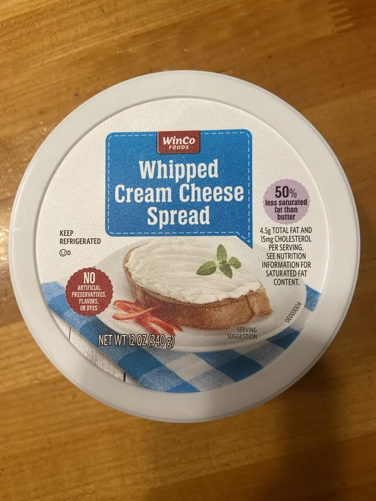 Whipped Cream Cheese Spread