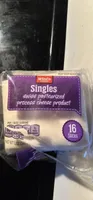 Singles swiss pasteurized process cheese product