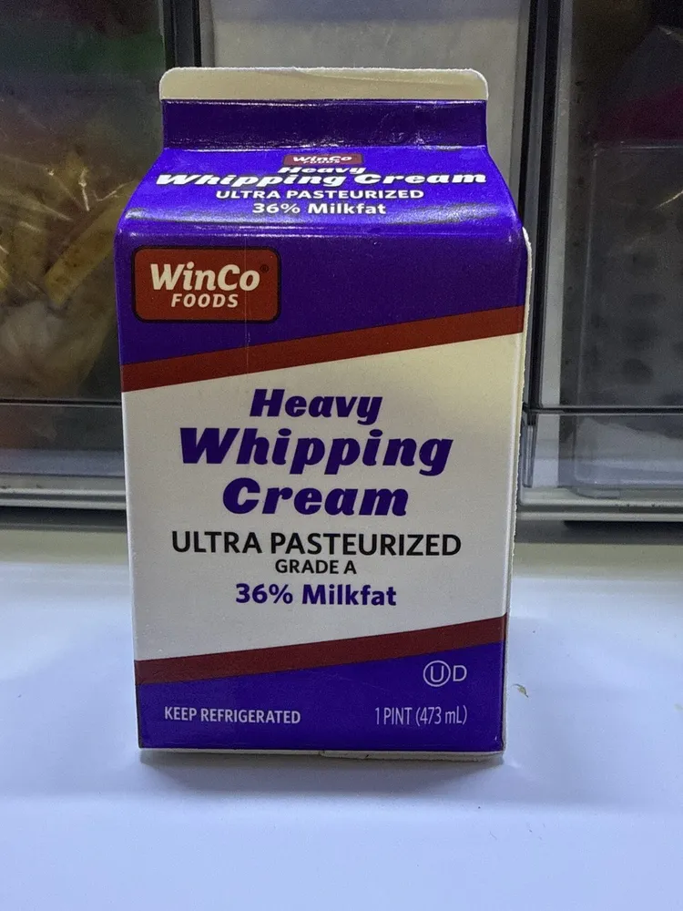 Heavy whipping cream