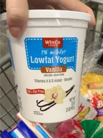 1% milk fat Low-fat yogurt vanilla