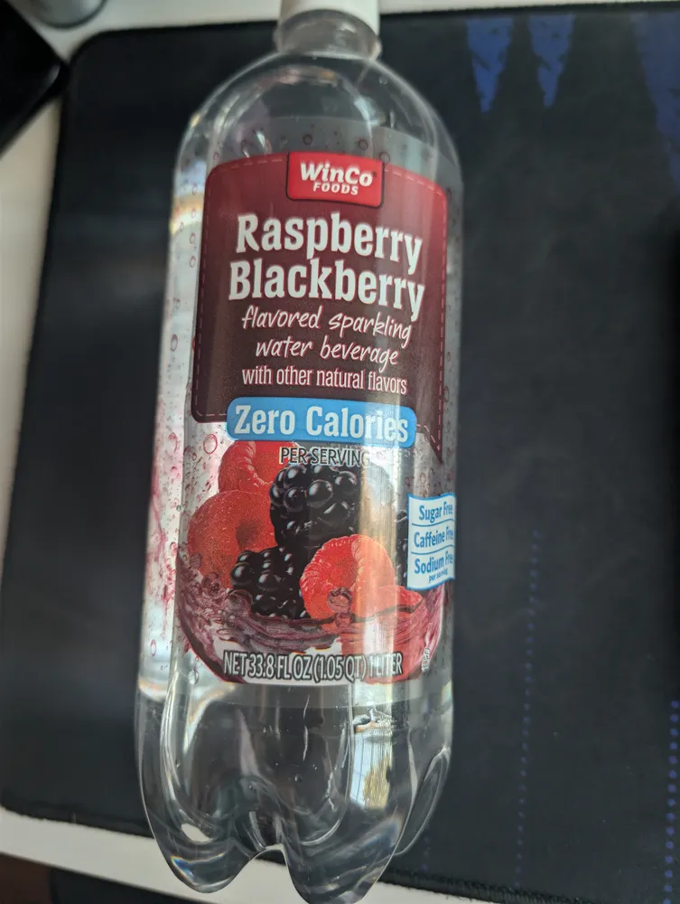 Raspberry Blackberry Flavored Sparkling Water