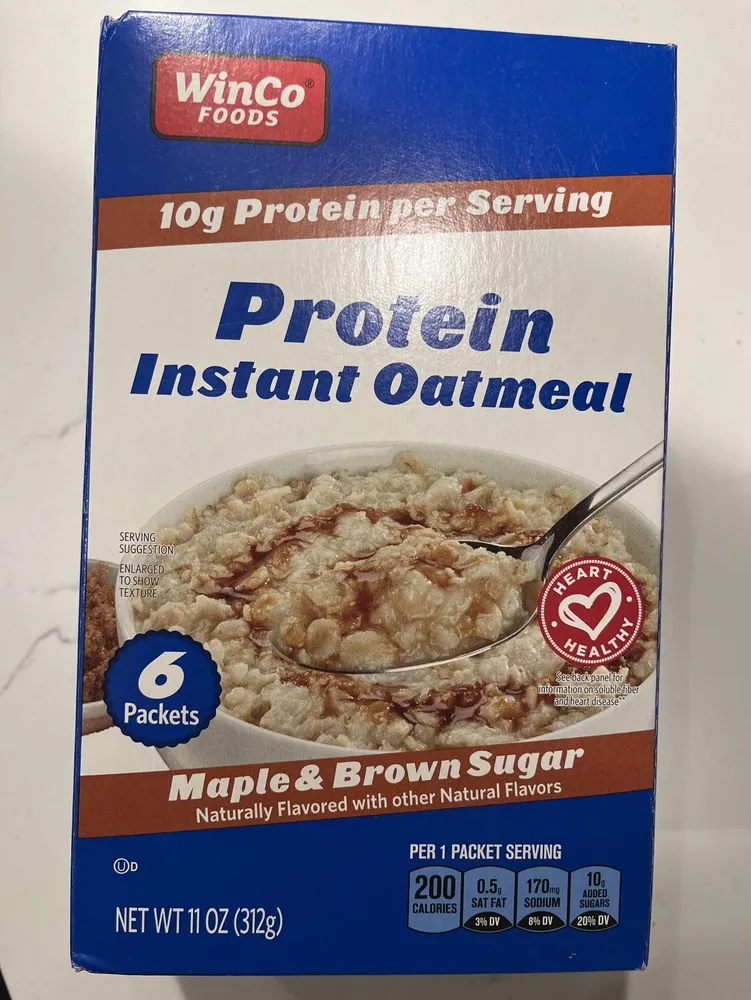 Protein Instant Oatmeal Maple & Brown Sugar