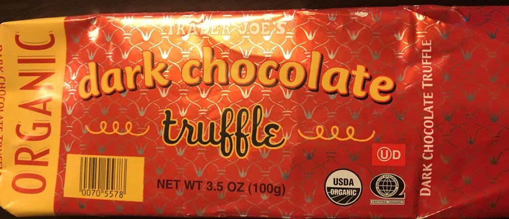 Dark chocolate truffle