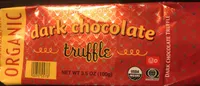 Dark chocolate truffle