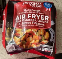 Seasoned Vegetables for the Air Fryer Red Potatoes, Onions & Sweet Peppers