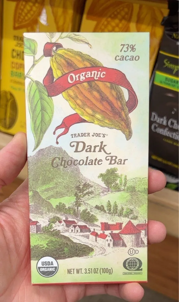 Organic Dark Chocolate Bar