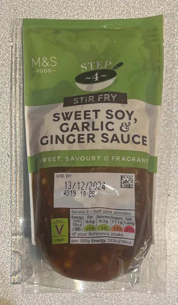 STIR FRY SWEET SOY, GINGER & GARLIC