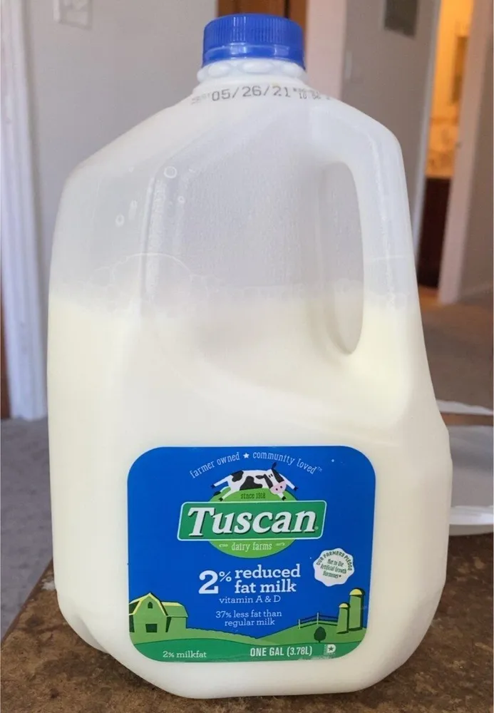 2% resuced fat milk