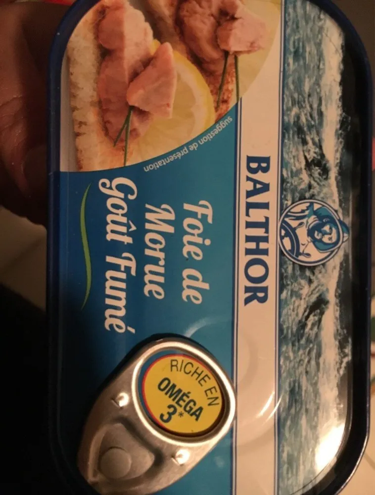 Foie de morue gout fumé
