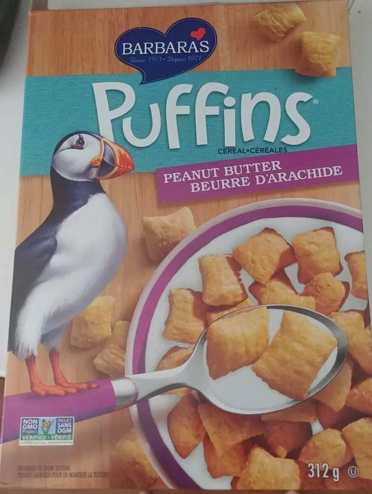 Puffins Cereal Peanut Butter