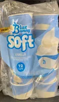 Soft vanilla frozen dairy dessert
