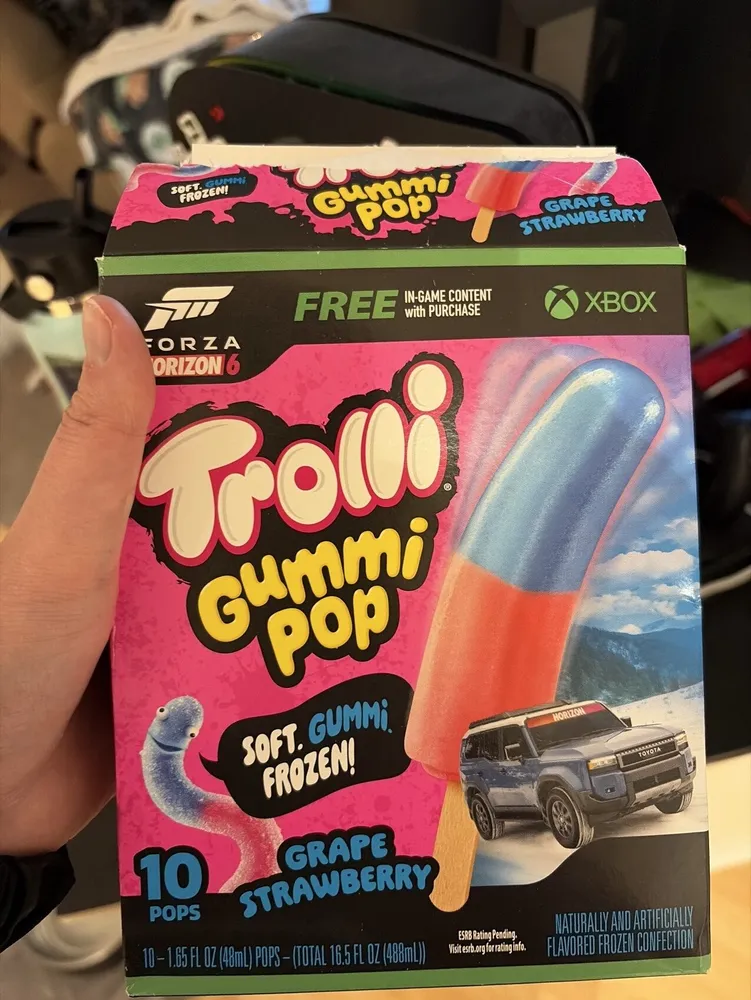 Grape Strawberry Gummy Pop