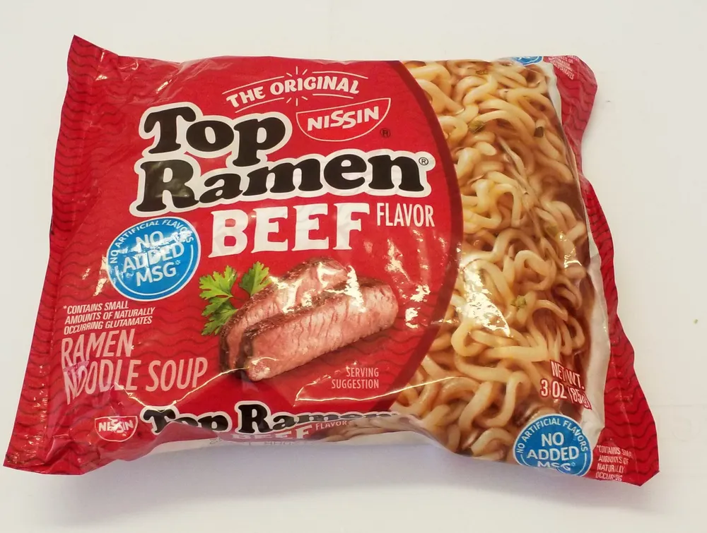 Top Ramen Beef Flavor