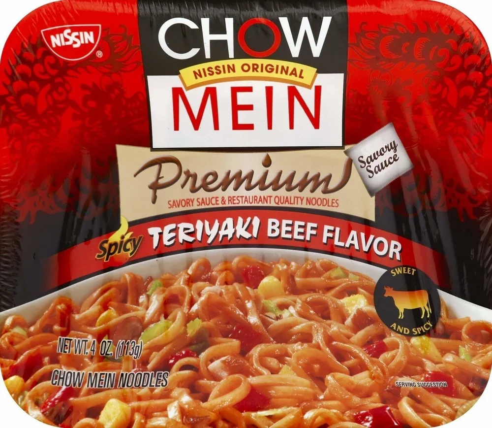 CHOW MEIN SPICY TERIYAKI BEEF flavor CHOW MEIN NOODLES