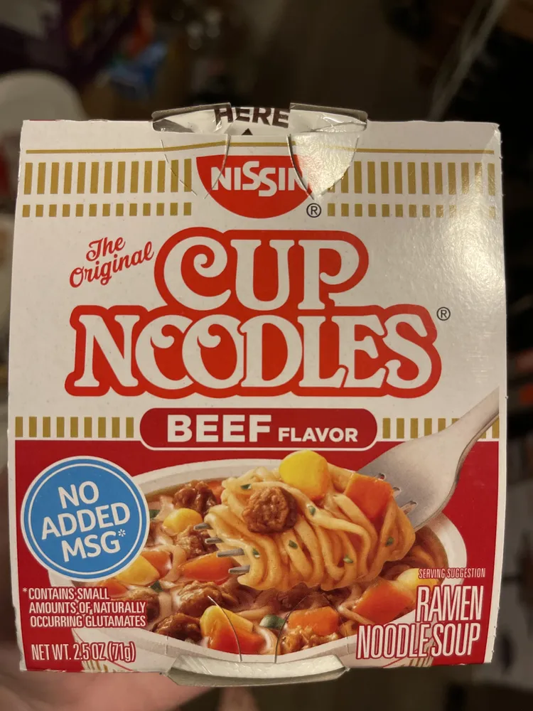 Cup Noodles Beef Flavor