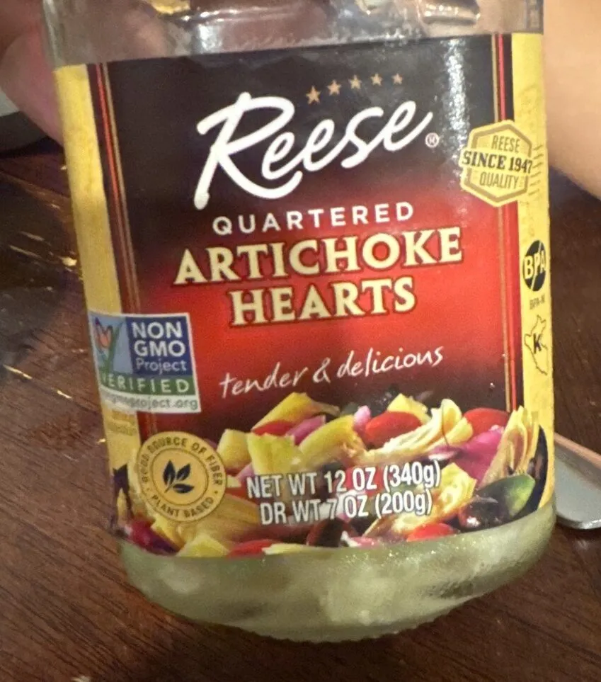 Quartered Artichoke Hearts