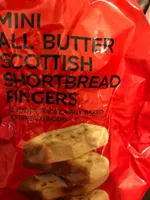 Mini all butter scottish shortbread fingers