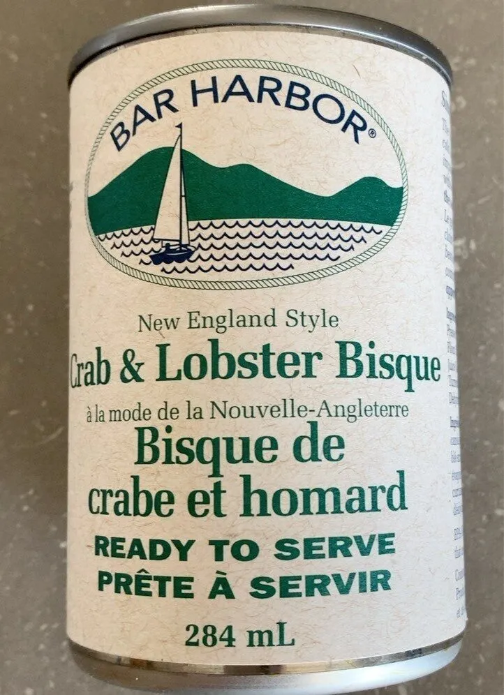 Bisque de crabe et homard à la mode de la Nouvelle-Angleterre