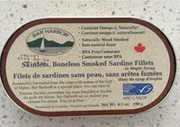 Filets de sardines sans peau, sans arêtes fumées