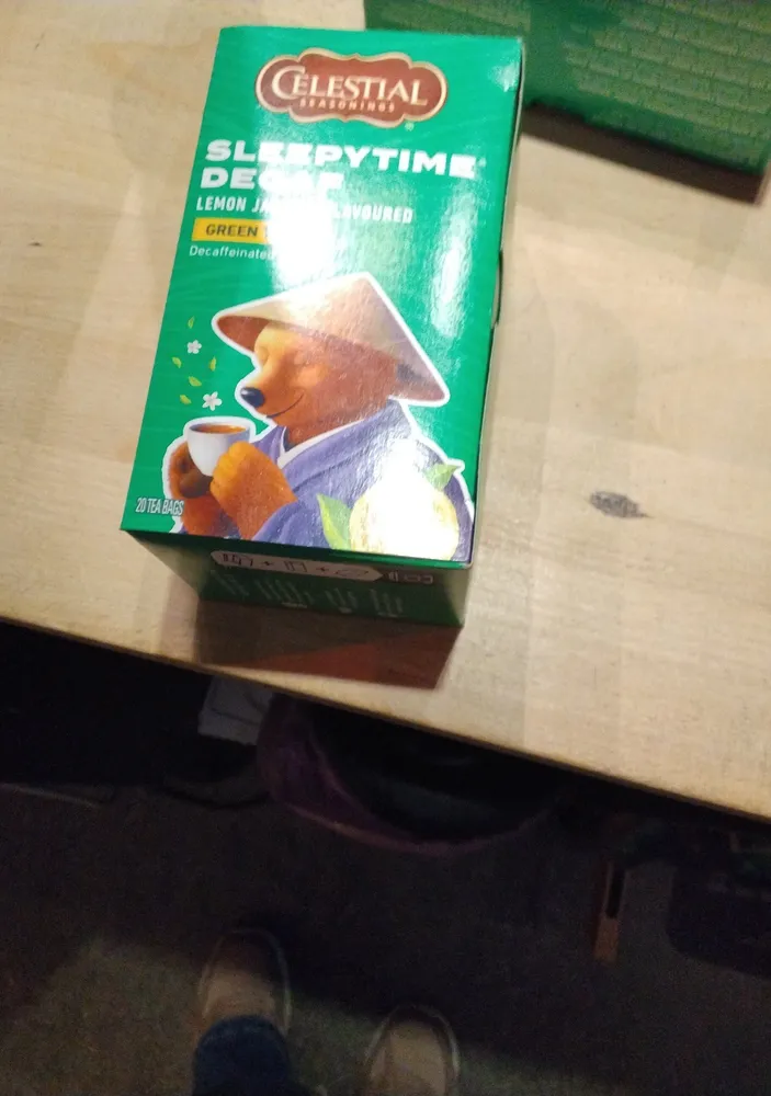 Celestial Seasonings Sleepytime Green Decaf Lemon Jasmine