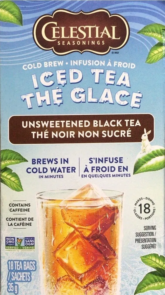 Cold Brew Iced Tea Unsweetened Black Tea