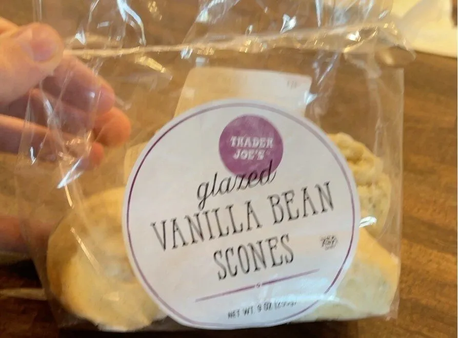 Glazed Vanilla Bean Scones