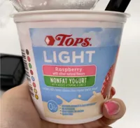 Raspberry light nonfat yogurt