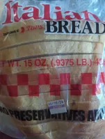 Italian bread, No preservatives