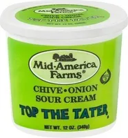"THE ORIGINAL" TOP THE TATER Sour Cream Dip Chive Onion