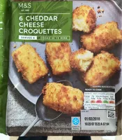Cheddar cheese croquettes
