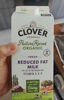Organic 2% reduced fat milk