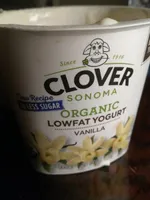 Organic lowfat yogurt vanilla