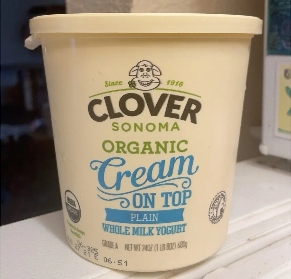 Organic Cream On Top Whole Milk Yogurt
